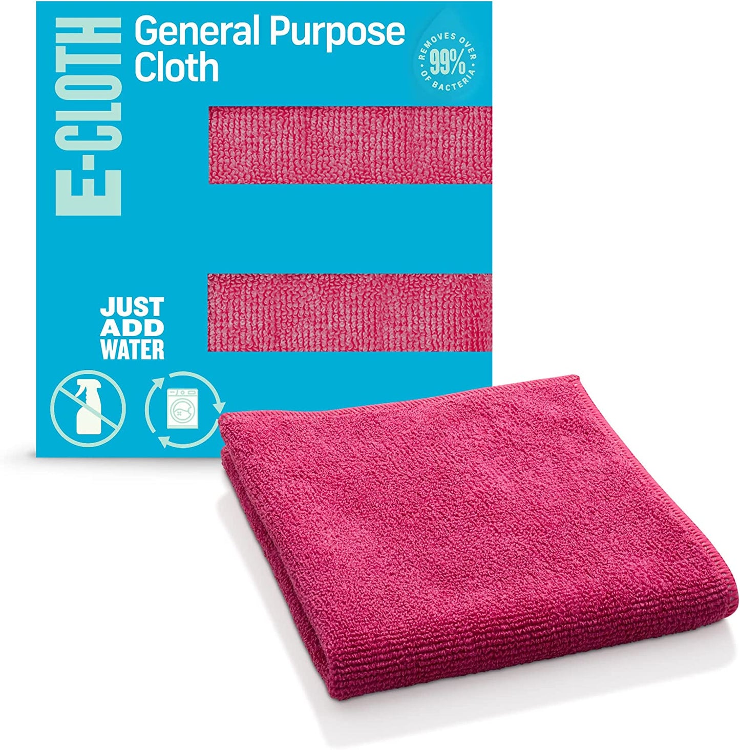 Microfiber Cloth, World'S Leading Premium Microfiber Cleaning Cloth, Twice as Durable as Competition, 1 Year Guarantee, Ideal for Kitchen, Countertops, Sinks, and Bathrooms, Rose, 1 Pack