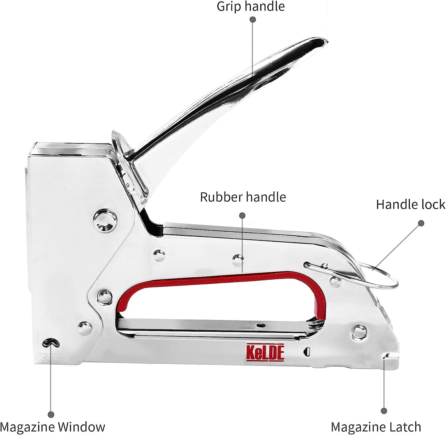 Hand Staple Gun Kit,  Light Stapler Tacker Fit JT21 Staple, Includes 1500Pcs 1/4, 5/16, 3/8 Inch Staples Set for Upholstery, DIY, Furniture, Material Repair, Carpentry