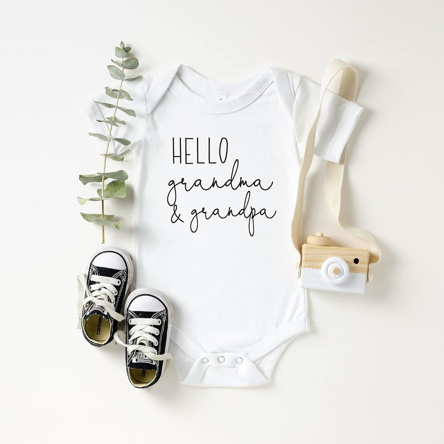 Hello Grandma and Grandpa Pregnancy Announcement Gifts