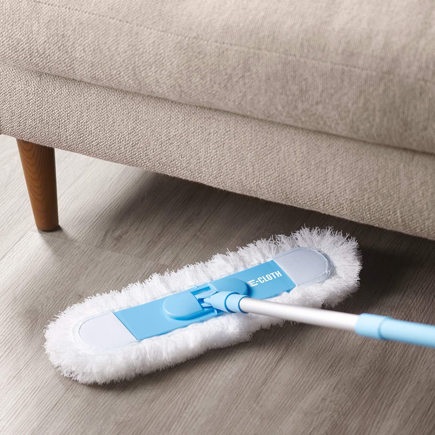 Flexi-Edge Floor & Wall Duster, Reusable Dusting Mop for Floor Cleaning, Floor Cleaner Ideal for Harword, Tile, Laminate and Other Hard Surfaces, 100 Wash Guarantee, 1 Pack